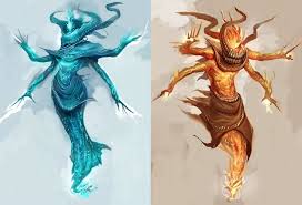 Both Djinn Jpg 1024 698 Concept Art Characters Character Art Fantasy Artwork