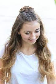 Cool And Easy Diy Hairstyles Half Up Rosette Combo Quick And Easy Ideas For Back To Scho Cool Easy Hairstyles Cute Hairstyles For Teens Diy Hairstyles Easy