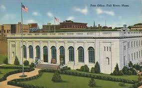 Fall River Massachusetts Usa Post Office Fall River River Photo