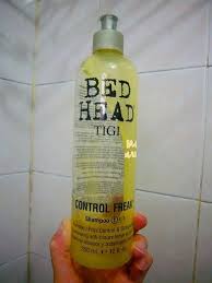 Control freak is a frizz control and straightening serum that promises to fight the frizz and stomp the curl. its light, greaseless and humidity resistant gotta hand it over to bed head, with product names like dumb blonde, ego booster, and control freak, they sure do make their products a lot of fun. Sleepy Beauty Tigi Bed Head Control Freak Shampoo