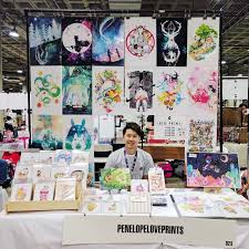 Visit Me At Anime Expo Artist Alley D23 Art Festival Booth Anime Convention Booth Anime Expo