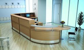 The receptionist desk are the front desk that first time see when they go to your office. Straight Reception Desk With Wooden Shelf Avalon 1200mm Desk Online Reality