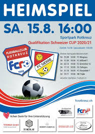 Mit video tickets gehen an klubs. Qualifikation Schweizer Cup 2020 21 Fc Rotkreuz
