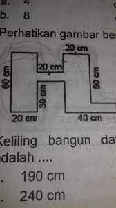 Check spelling or type a new query. Perhatikan Gambar Berikut Keliling Bangun Datar Tersebut Di Atas Adalaha 190 Cmb 240 Cmc 260 Brainly Co Id