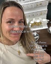 Charms galore here at Stylish Patina! Customize your style with a variety  of charming bracelets and necklaces! Visit us at 248 W Broad Street Falls  Church, VA Wed-Fri 11-5, Sat: 10-5, Sun