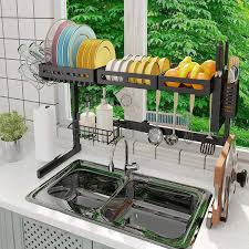 the sink dish drying rack