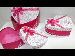 Descubre la mejor forma de comprar online. Haz Una Caja En Forma De Corazon Ideas Para Novios Youtube