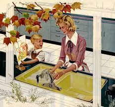 16 Vintage Kohler Kitchens And An Important Kitchen Sink Still Offered Today Retro Kitchen Retro Renovation Steel Kitchen Cabinets