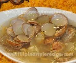 Filipino Style Recipe Halaan Soup Recipe Filipino Style Recipe Recipes Soup Recipes Filipino Style