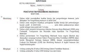 Check spelling or type a new query. Terbaru Contoh Sk Tim Pengembang Madrasah