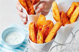 Halloumi Fries Recipe Cheese Recipes Tesco Real Food Recipe Tesco Real Food Food Recipes