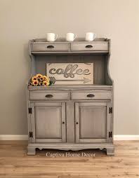 sold petite grey coffee station