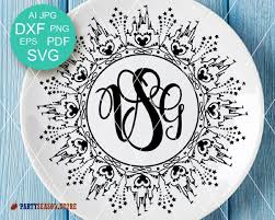 Disneyland Monogram Svg