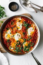 Best Shakshuka Recipe Easy Traditional Downshiftology Shakshuka Recipes Healthy Breakfast Recipes Shakshuka