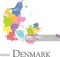 Harald (mavi diş harald) zamanında danimarka toprakları (kırmızı yerler). Danimarka Bolge Haritasi Kucuk Resim