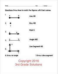 Lines Rays Angles Assessment Persuasive Writing Prompts Angles Worksheet Geometry Vocabulary