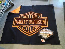 Harley davidson queen size double side plush reversible blanket. Harley Davidson Reversible Blanket Bar Shield Pillow Perfume Purses Fashions Shoes K Bid