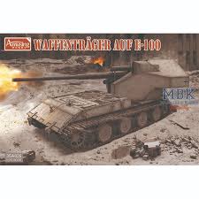 The model faithfully reproduces the shape of its original. Waffentrager E 100