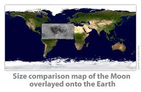 Moon S Size Compared To Earth Mainland Usa 7 884 254 Km Africa 30 221 532 Km Moon 37 930 000 Km Earth 510 0 Earth Earth Surface Look At The Moon