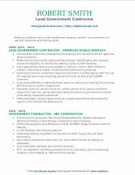 Resume examples see perfect resume samples that get jobs. Government Contractor Resume Samples Qwikresume