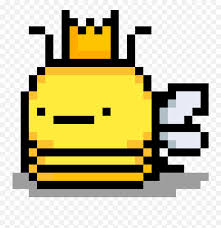 This is a downloadable template for all of my minecraft bees including the pride bees. Download Queen Bee Meep Koro Sensei Pixel Art Png Image Bee Pixel Art Minecraft Koro Sensei Png Free Transparent Png Images Pngaaa Com