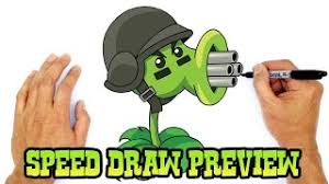 Learn how to draw gatling pea from plants vs zombies with our step by step drawing lessons. How To Draw Plants Vs Zombies Gatling Pea Cute766