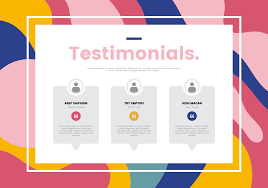 Testimonial Design With Abstract Background Testimonials Design Fashion Web Design Web Design Trends