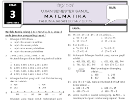 50 000 10 cm x 50. Latihan Soal Uas Matematika Kelas 2 Sd Semester 1 Final Exam Alabamalasopa