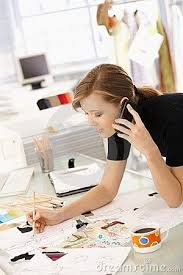 Fashion Designer At Work By Nyul Via Dreamstime Fashion Design Aesthetic Fashion Design