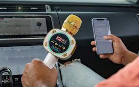 Next, turn on the mic and match the station from the radio and you will be able to hear your voice over the car's speakers. Cpk545 Official Carpool Mic Singing Machine
