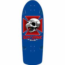 Bones Brigade Tony Hawk Deck Blue 89 95 Bones Brigade Tony Hawk Tony Hawk Skateboard