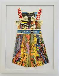 Pin By Design Love On Geschenke In 2020 Origami Dress Map Dress Folded Maps