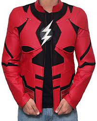 The Flash Justice League Leather Jacket Top Celebs Jackets Jacket Tops Jackets Leather Jacket