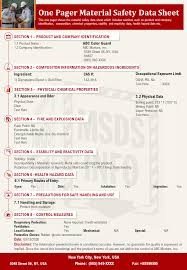 A material safety data sheet is a technical document which provides detailed and comprehensive information on a controlled product related to the data sheet is the second element of the whmis information delivery system and is intended to supplement the alert information provided on labels. Top 10 One Page Global Safety Data Sheet Powerpoint Templates The Slideteam Blog