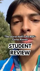 "The course itself is 10x ROI"