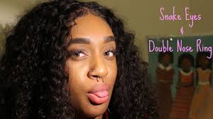 A longtime presence in indian, african, and south pacific cultures, in the last three decades this small bit of body jewelry has gone from rare to nearly everywhere in the us and europe. Snake Eye Double Nose Piercing Vlog L Watch In Hd Youtube