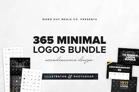 Download 365 Minimal Logos Bundle Design Cuts