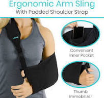 Vive Arm Sling Shoulder Immobilizer for Left or Right Arm - Comfortable Relief for Shoulder & Elbow Injury, Rotator Cuff Surgery, Broken Wrist, Hand - ...