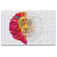 The most difficult puzzles in the world are here. Challenging Jigsaw Puzzle For Kids Teens Adults Educational Intellectual Decompressing Fun Diy Home Office Wall Decor Geometric Block Lion 40 Pcs 114x79in Educational Toys Planet