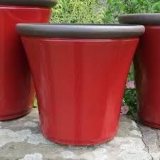 35% off bamboo shoes rack plant flower pot storage shelf bookshelf indoor outdoor garden planter flower pot stand home office decor 1 review cod. Red Pots Planters You Ll Love Wayfair Co Uk