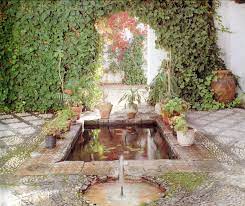 Spanish Garden Court Tuscan Landscaping Spanish Garden Water Features In The Garden