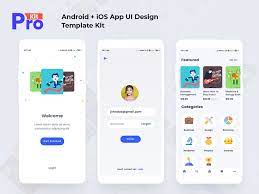 Design different screen easily by customizing templates. Prokit Android App Ui Design Template Kit Search By Muzli