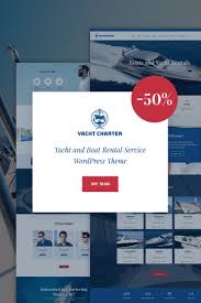29 For Yacht Charter Services Boat Rental Wordpress Theme