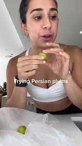 Trying sour green plums #foodtok #persianplum #foodtiktok #fyp #foryou  #dailyvlog