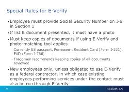 No setup fee · no contracts · fcra complaint · no paperwork I 9 S And E Verification Information You Need To Know Ppt Video Online Download