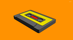 Analog audio tape cassette nostalgia. Cassette Wallpaper
