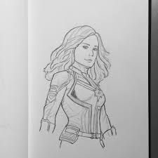 Captain Marvel Marvel Art Drawings Avengers Drawings Marvel Drawings