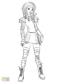 You can now print this beautiful the evil queens daughter evie dark hair descendants coloring page or color online for free. Coloring Pages Excelent Disney Descendants Coloring Pages Photo Ideas Free Disney Descendants Coloring Pages Disney