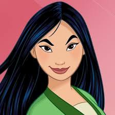 I don't like her hair in a high bun. Mulan S Story Disney Princess