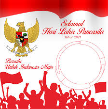 Sejarah lahirnya pancasila diawali dengan janji dari pemerintah jepang untuk memberikan kemerdekaan bagi bangsa indonesia. Template Twibbon Hari Lahir Pancasila 2021